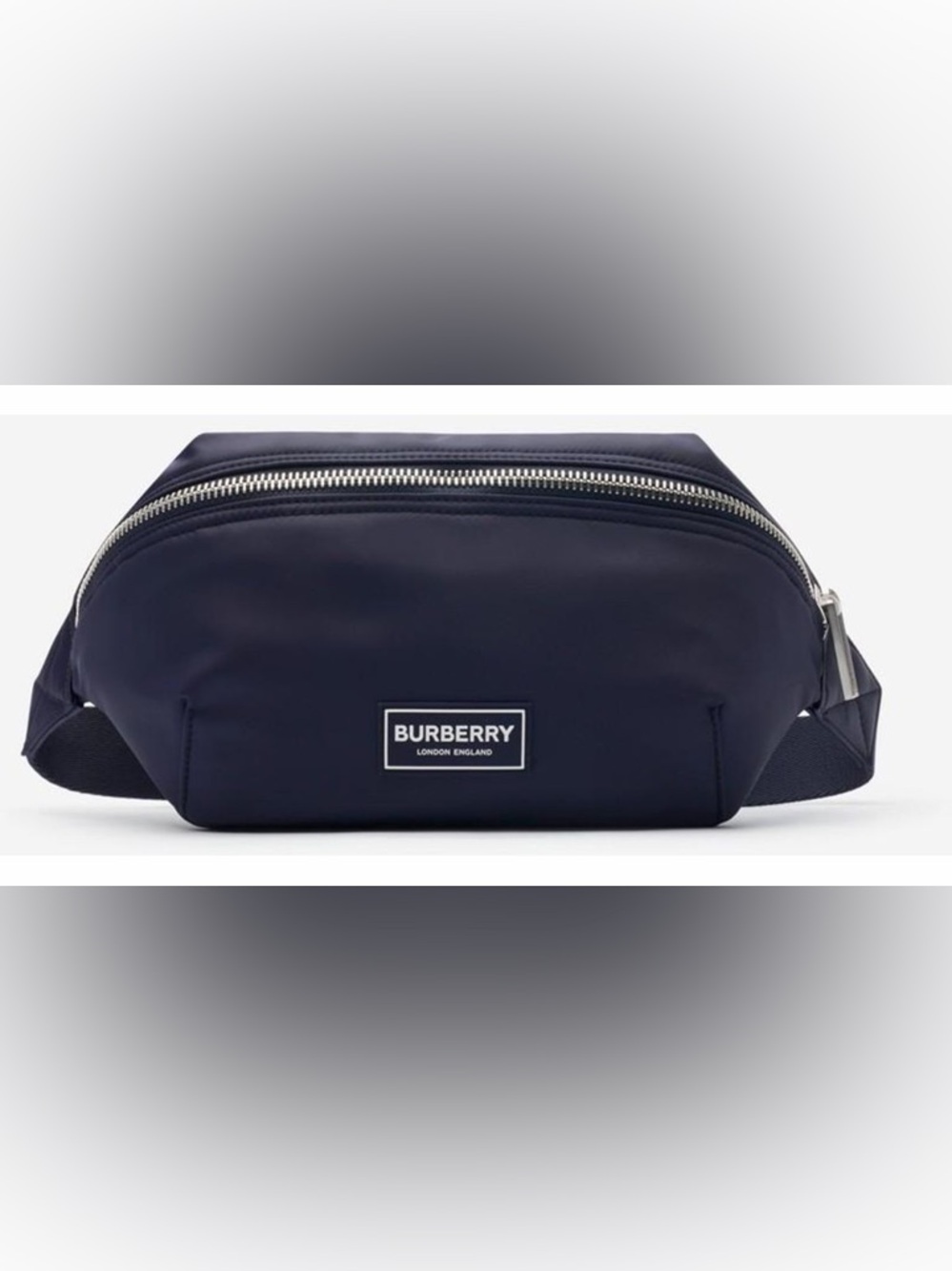 sale ends 5/25 Burberry Navy Zip bum bag New